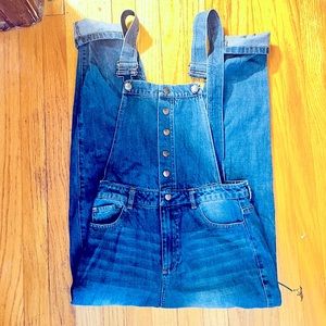 Skinny Jean Overalls size small